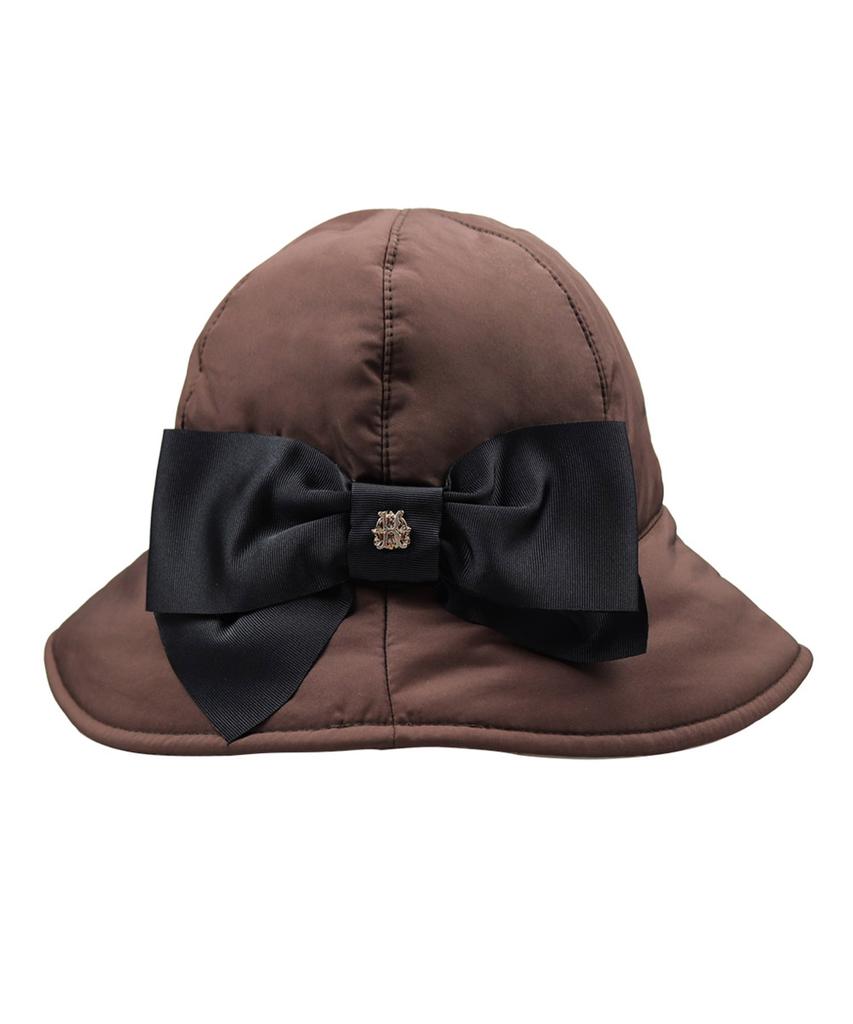 Kaliseumontapone Navid Heritage Padded Ribbon Cloche Hat