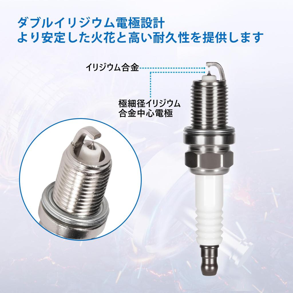 4er-Pack Doppel-Iridium Premium RX Zündkerze Step Wagon RK1 RK2 RK3 RK4 RK5