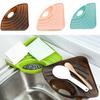 Kitchen Triangle Shelf Sink Dish Drain Rack Bathroom Soap Sponge Holder Storage