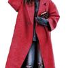 2025 Autumn/Winter Women's Solid Color Casual Wool Coat