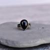 Natural Black Onyx Ring Vintage Inspired Sterling Silver Handmade Ring Black Stone Ring New Beginning Onyx Ring Bridesmaid Gift