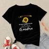 Oversized T Shirt Women Summer Streetwear Black Tops Loose Round Neck Tees Mother S Day Letter