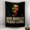 Tapestry Bob Marley Reggae Legend Peace Love Rasta Colors Smile Poster Wall Hanging for Roots Music Lover Bedroom Decor