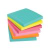 Post-It Lined Super Sticky Notes 6pk (Miami)