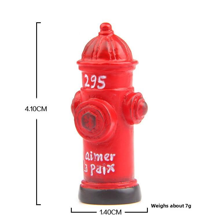 Resin Cartoon Dog Fire Hydrant Garden Statue With Creative Design For Gift And Business Promotions