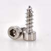 304 Pan Head Self-Tapping Coarse Thread Screw M1.7-M6 with Hex Socket