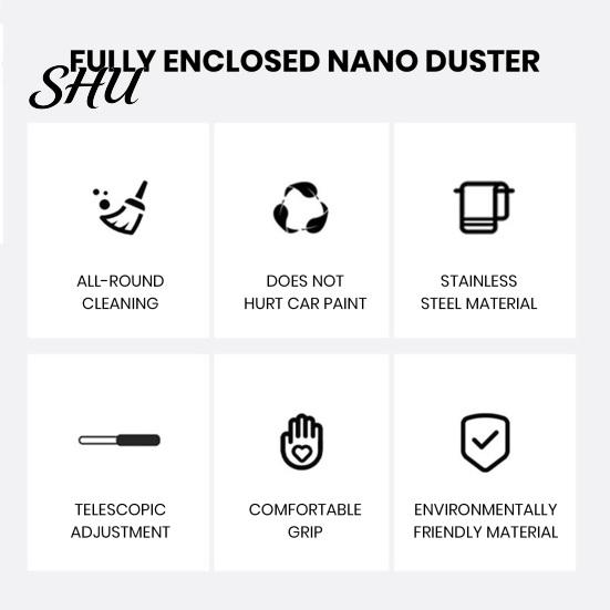 Car Detailing Supplies Dash Duster Brush Super Soft Microfiber Ultimate Exterior Telescoping Care Safe for A Spotless Dust