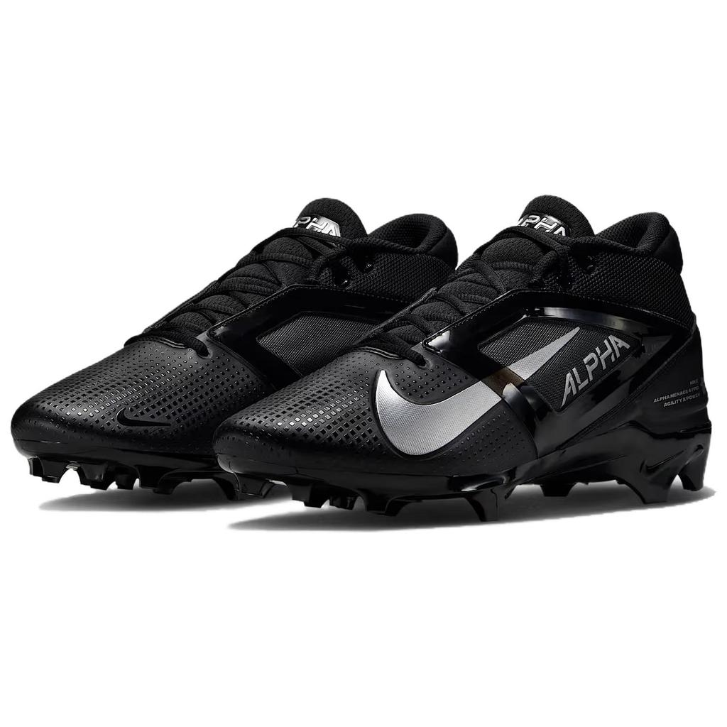Nike Alpha Menace 4 Pro Black Metallic Silver Unisex Sneakers FD7037-002