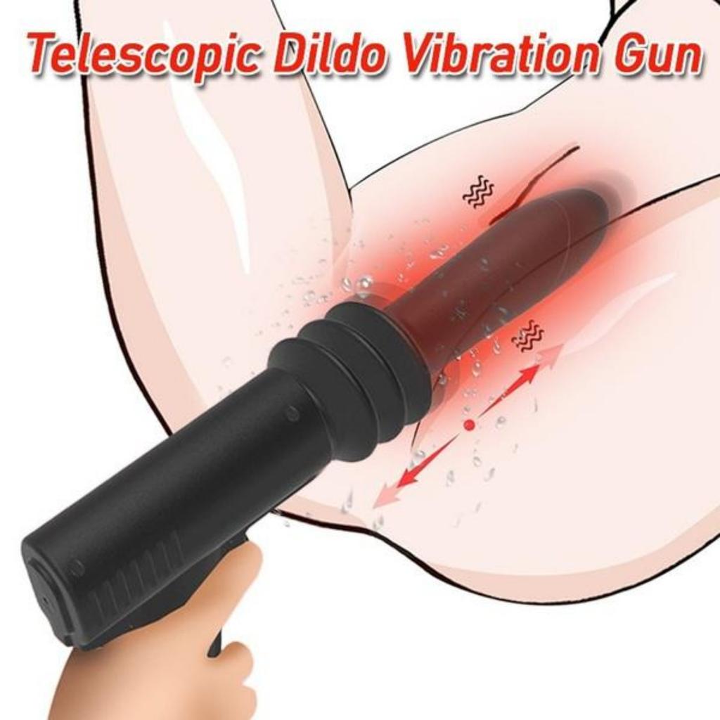 Female Sex Toys, Telescopic Vaginal Dildo Vibrator,Massage Vibrators, Vibrating Retracting, G-spot  Anal Stimulation Sex Toys for Couples