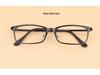Ultralight 2050 Tungsten Carbon Steel Eyeglass Frame for Myopic Lenses - Unisex Square Design