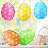 16 Inch Giant Egg Easter Inflatable Ball Outdoor Inflatable Easter Ornament Home Garden Easter Decoration 2025