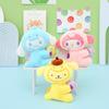 Dinosaur Plush Toy Melodic Keychain 12cm Soft Pp Cotton Plushie