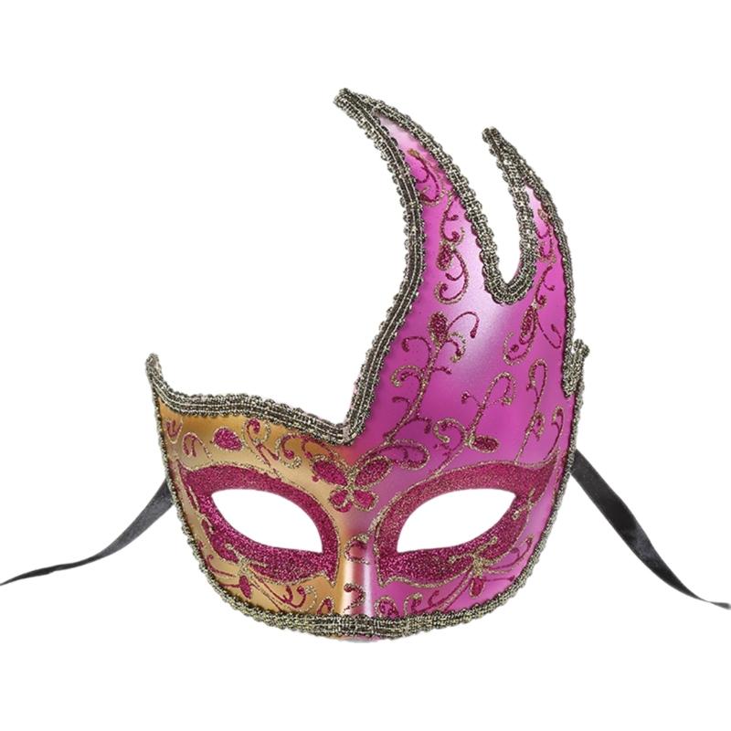Masquerade Mask Half Face Mask Eye Mask Venetians Mask Halloween Costume Mask Mardi Gras Decorations Party Mask Gifts