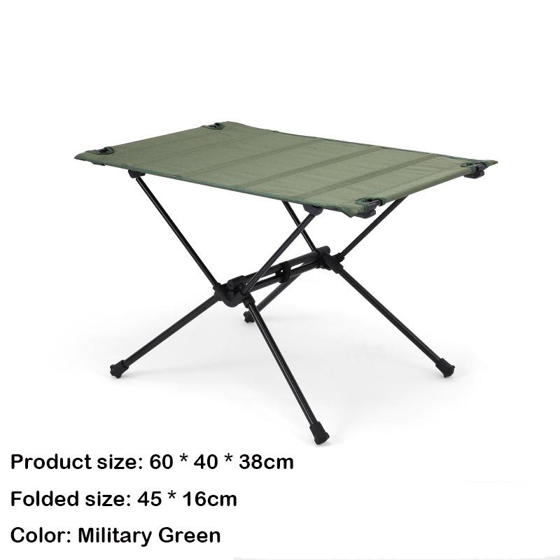 Camping Folding Table, Lightweight Oxford Roll Up Table, Portable Aluminum Alloy, Tourist Tables, Camping Equipment, Outdoor