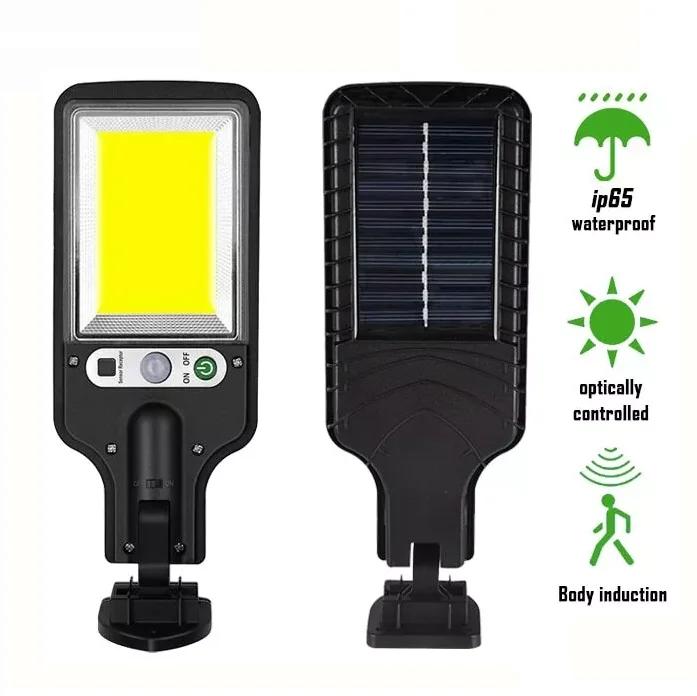 Solar Street Lights Outdoor Waterproof Human Body Sensing Courtyard Garden Wall Household Lights Rural Road Lighting Wall Lights