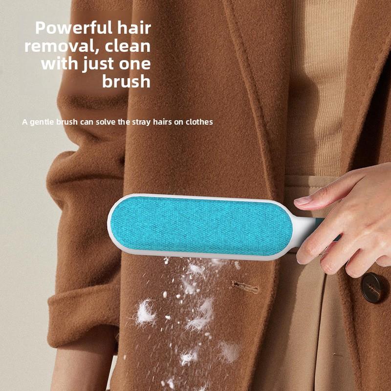 Haushalts-Tierhaarentferner zum Entfernen von Staub und Haaren, mit einer einziehbaren Aufbewahrungsbox, Statische Bürste für Tierhaare zum Enthaaren, Haarbürste