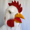 Halloween Animal Latex Chicken Mask With Plush Headpiece For Costume Play And Party Occasions
