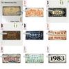 Tin Sign  Vintage Durable Metal Plaque Wall Decor Home Office Bar Man Cave Restroom European American City Coordinate Birth