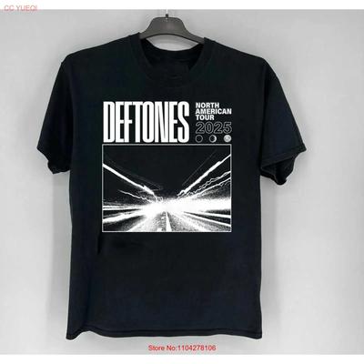 Deftones 2025 North American Tour Concert T Shirt Size S 4xl Li1592 Vintage Unisex Homme Graphic Streetwear