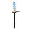 Lighthouse Solar Light Outdoor Waterproof Garden Solar Light Decorative Lighthouse Walkway Light with Spike for Flower Beds Courtyard Patio