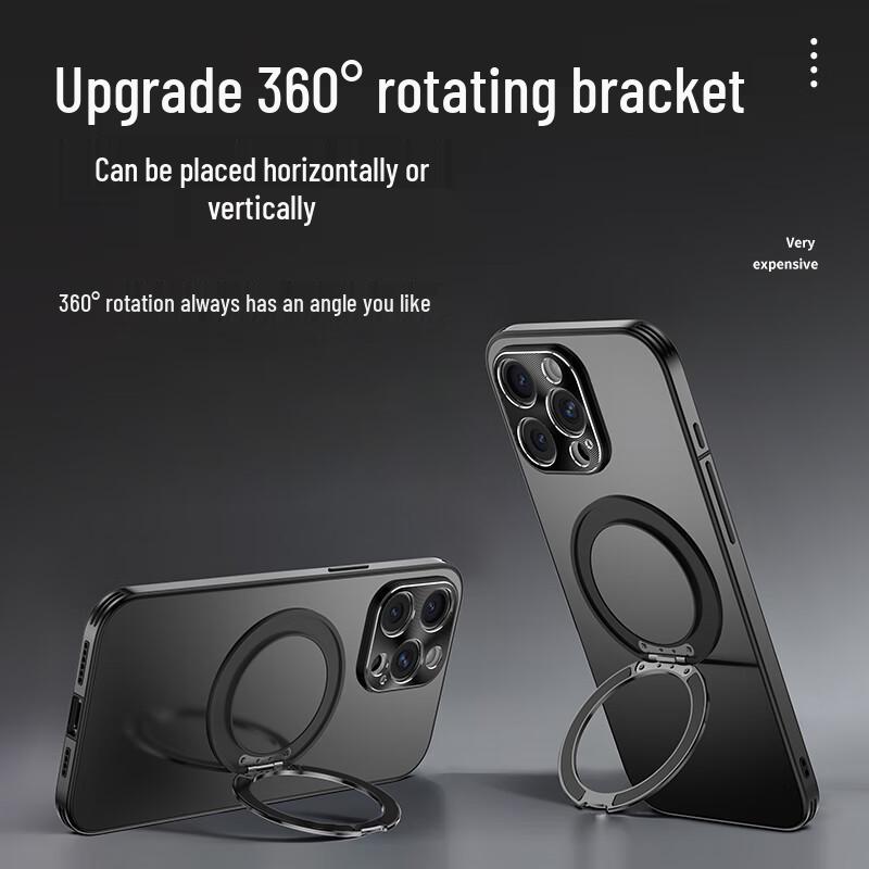 IM-CHEN 360° Rotating Magnetic Kickstand iPhone Case