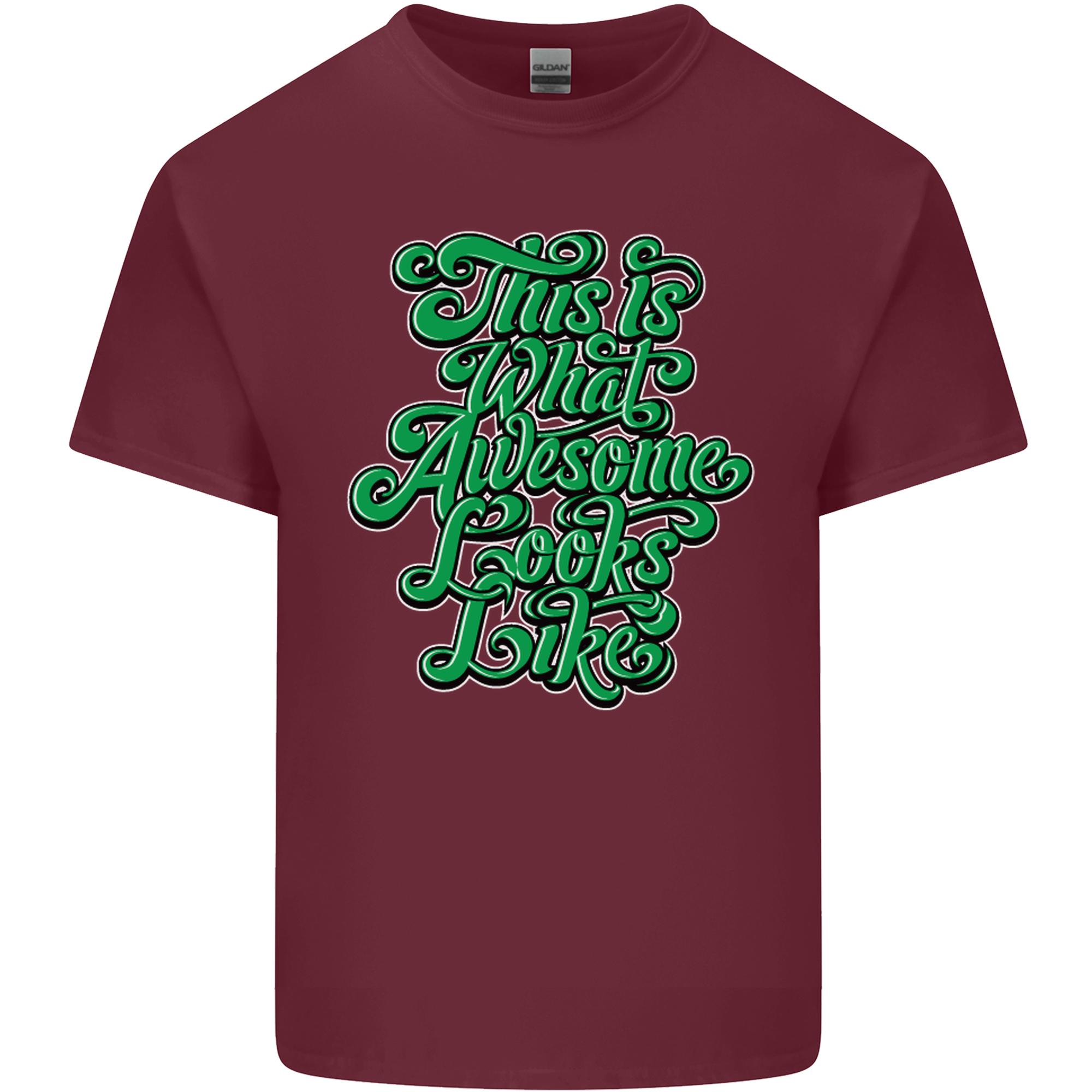 This Is What Awesome Looks Like Funny Unisexs Light Cotton TShirt S