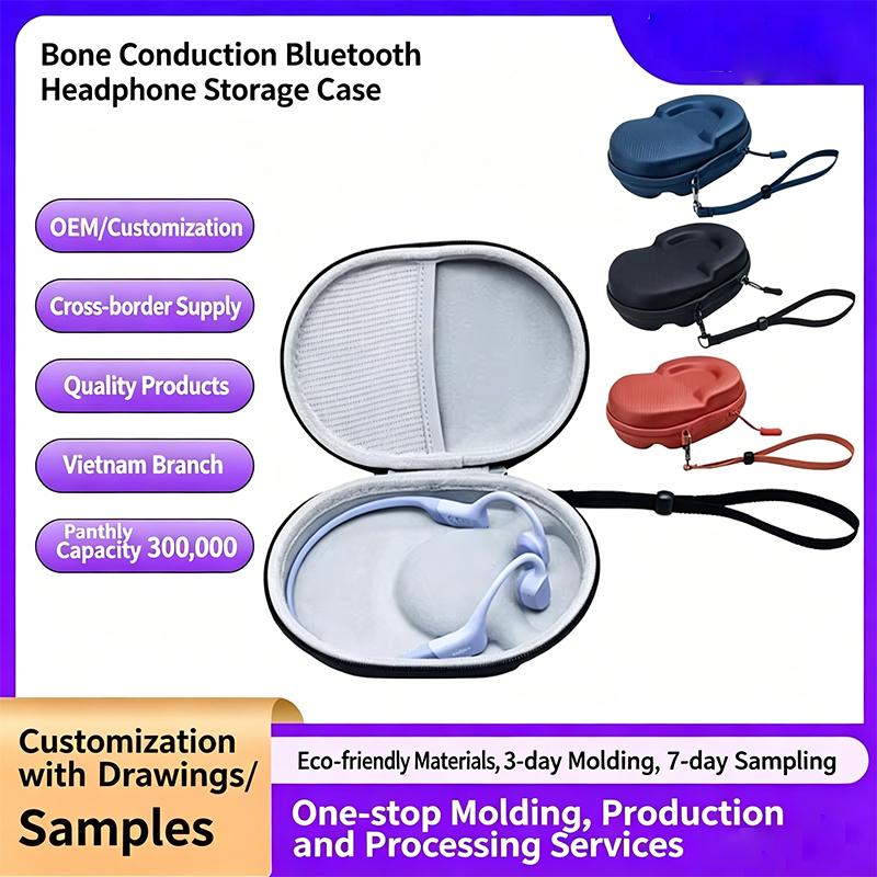 For Bone Conduction Headset Storage Bag Wireless for Hearing Aid Eva Box Shokz Bone Conduction Headphone Bag