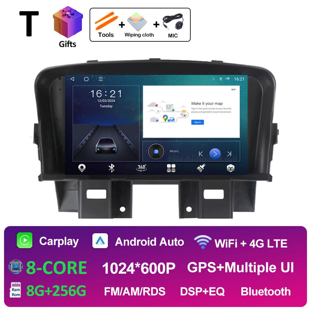 For Chevrolet Cruze 2008 2009 2010 2011 2012 2013 2014 DSP Stereo Car Multimedia Video Radio Player Android Auto WIFI Head Unit