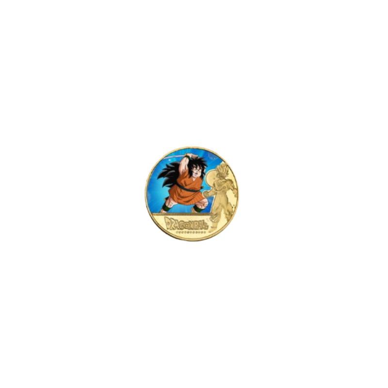 Anime  Z Gold Plated Gold Coin Son Goku Vegeta  Coins Kids Classic Anime Peripherals Collection Toy Souvenir