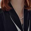 MAXZA Color Block Ribbon Tie Blouse Zd10qb603nh