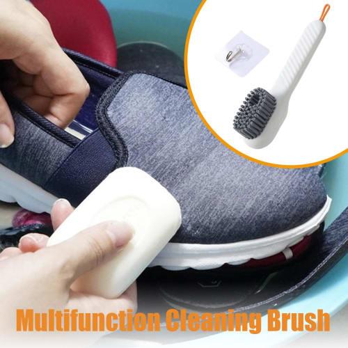Shoe brush, shoe cleaning brush, press-type laundry brush, shoe cleaning brush for indoor shoes, sneaker brush, clothes brush, detergent holder, won't