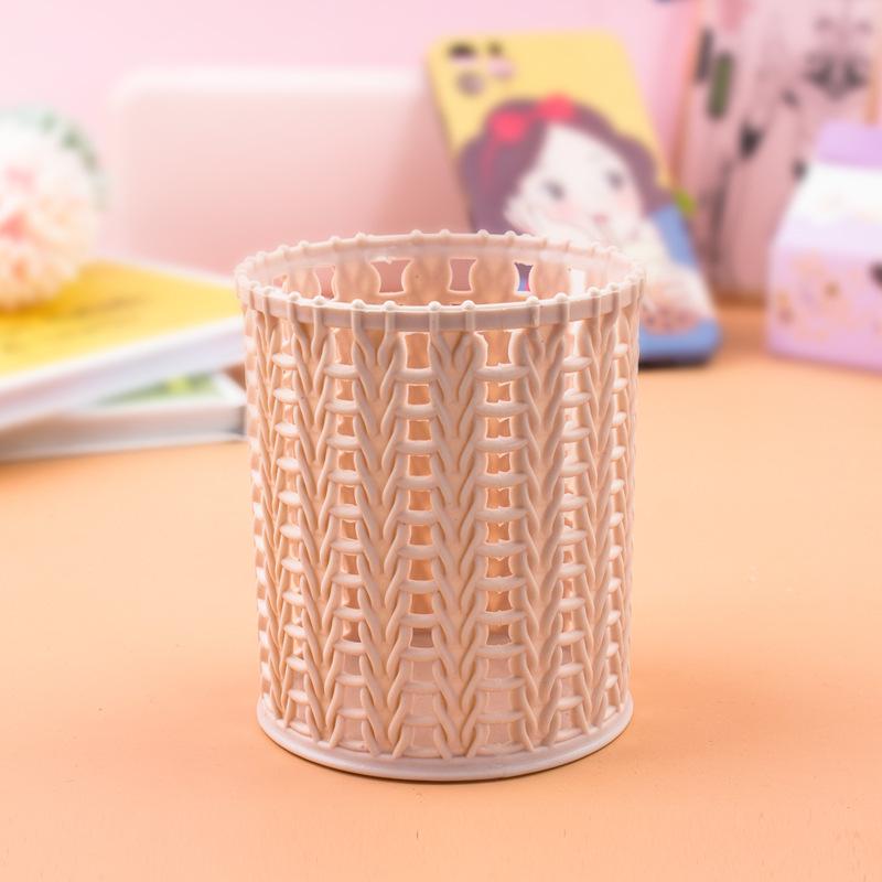 Individueller Süßer Cartoon Stifthalter - Kreative Runde Büro-Schreibtischaufbewahrung