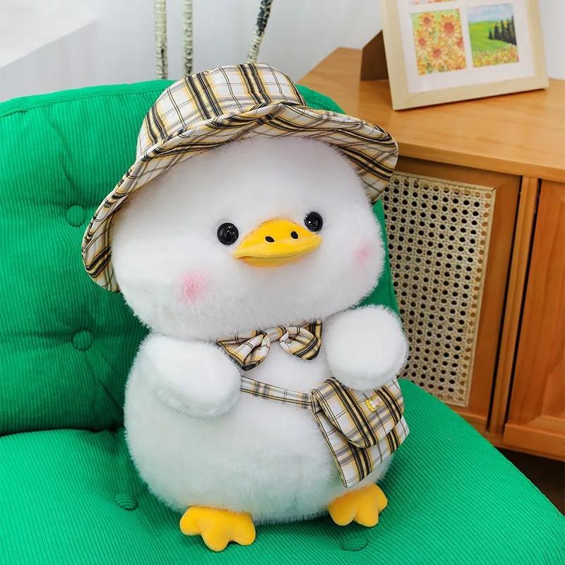 New 25/35/45Cm Kawaii Cute Gentleman Duck Plush Toy Children'S Pillow Doll Interior Decoration Boys And Girls Birthday Gifts