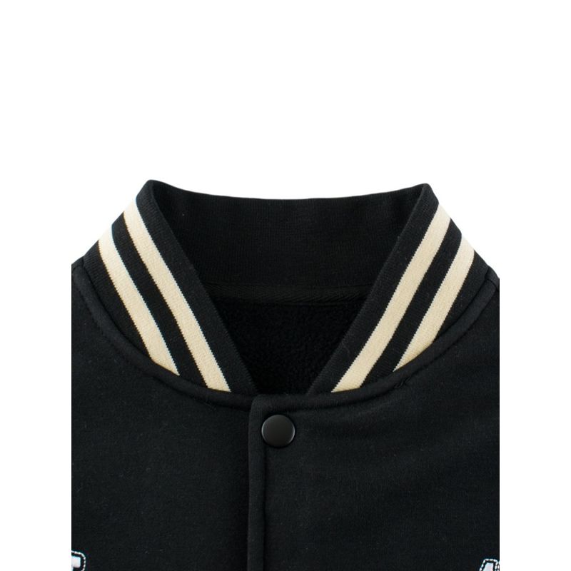 Children's Baseball Jacket for Autumn and Winter, Boys' Fleece Sweatshirt, Girls' Loose Fleece Clothing, Cardigan Jacket for Older Children