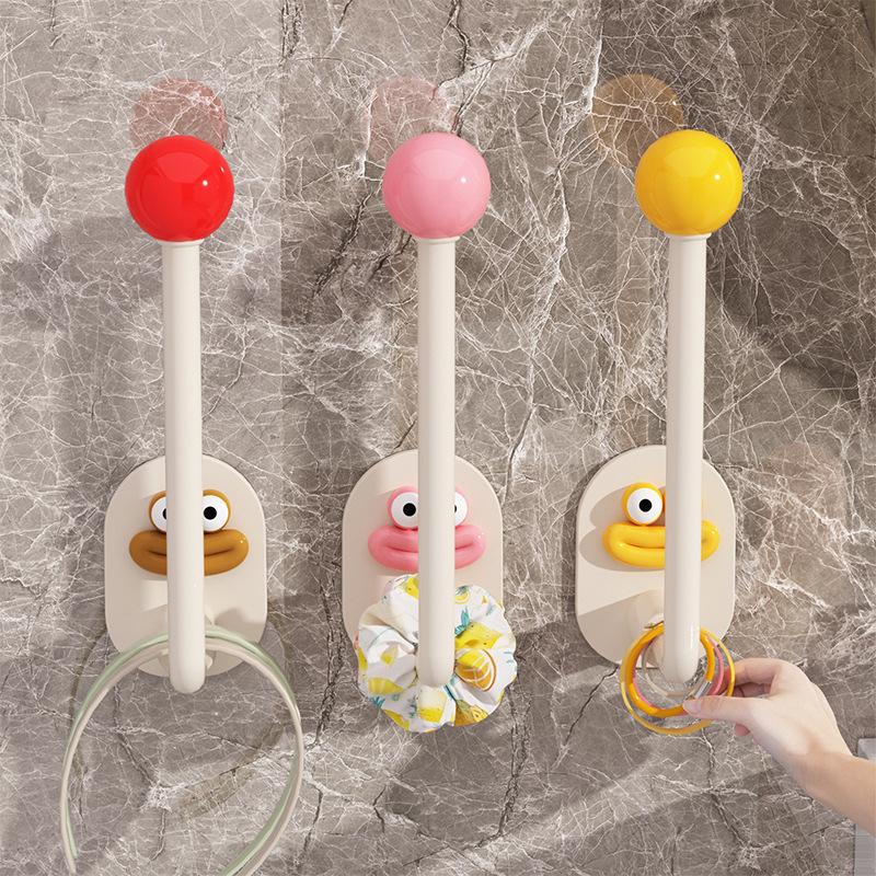 5-pack, Headband Hooks, Jewelry Storage, Rubber Band Headband Hooks, Cute Hooks, Red 5-pack