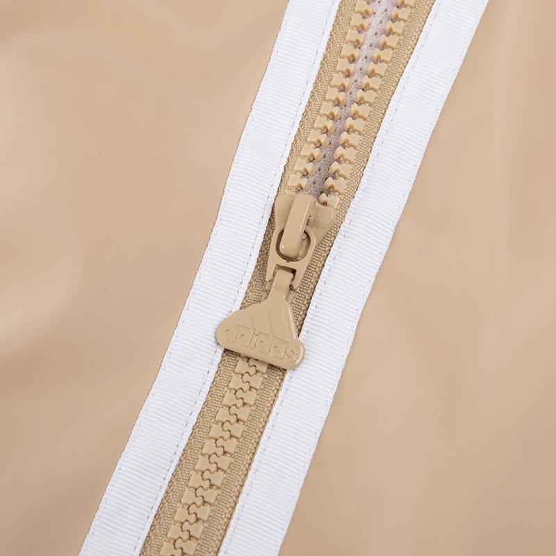 adidas Giacca Ust Wv T1 Sportiva Casual Color Block con Cappuccio Giubbotti Donna Kaki HR8156