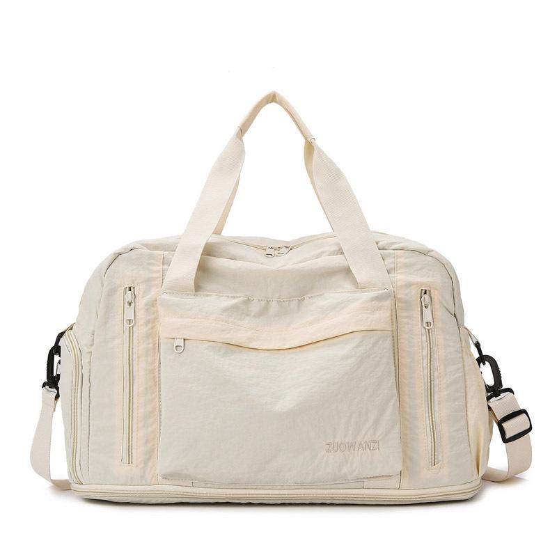 

Sports training tote bag backpack travel bag бежевий