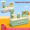 Miniature Supermarket Playset: Cash Register & Snack Rack for Dollhouses