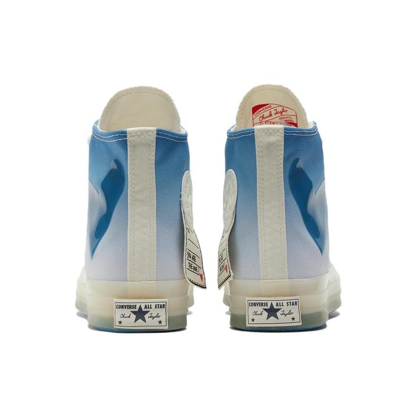 Nové Converse 1970s Chuck Taylor All Star Protiskluzové Odolné proti opotřebení Vysoké plátěné boty Unisex Modré A03747C