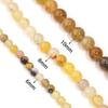 6 8 10mm Natural Stone Yellow Dragon Agate Beads Round Loose Spacer Beads For DIY Jewelry Making Necklace Bracelet Accessories