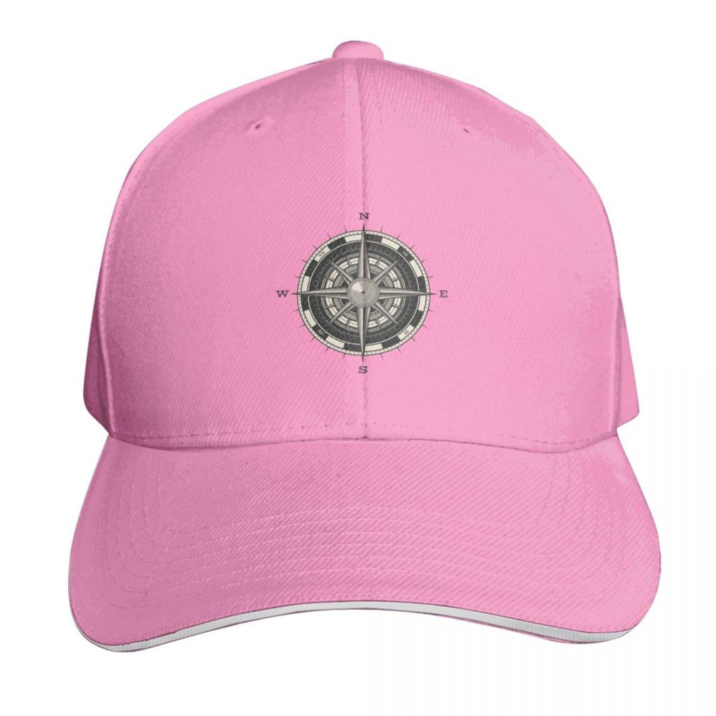 Antique Style Compass Rose Baseball Cap Beach Outing Winter Hat Kids Hat Custom Caps Women Beach Fashion Unisexs
