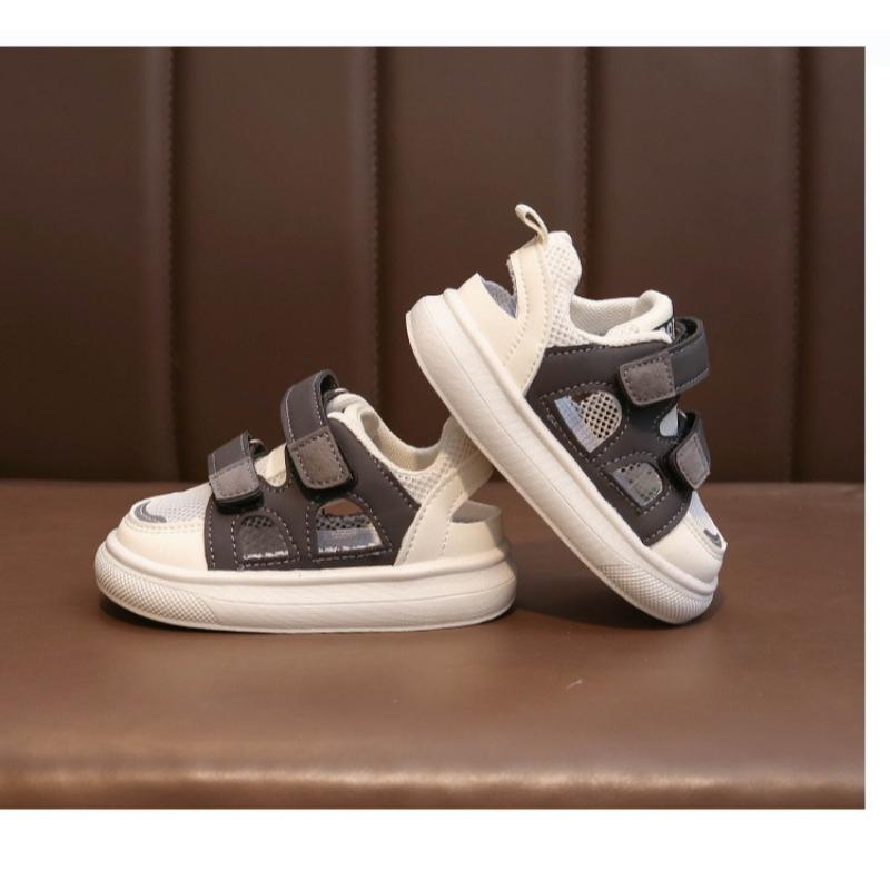 Summer Kids Hollow Out Breathable Half Sandals Unisex Toddler Casual Shoes