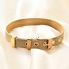 Titanium Steel Simple 18K Gold Watch Strap, Stainless Steel Mesh Bracelet, DIY Bracelet, Mesh Strap for Couples To Wear