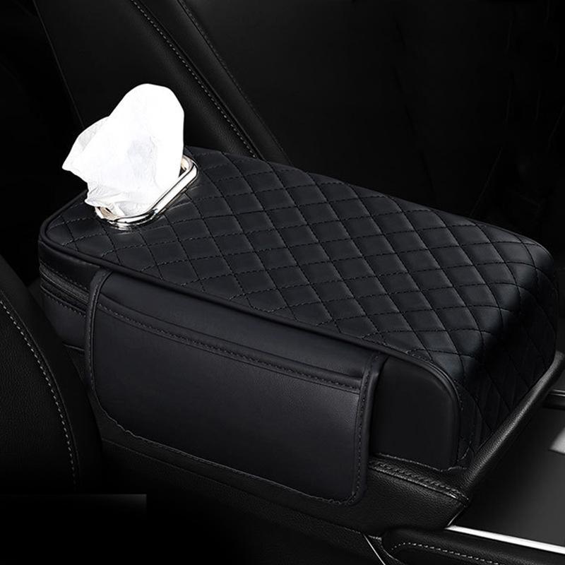 

Автомобільний килимок під лікоть з відділенням для серветок, піна з ефектом пам яті, висока подушка, універсальна захисна подушка на підлокітник центральної консолі автомобіля