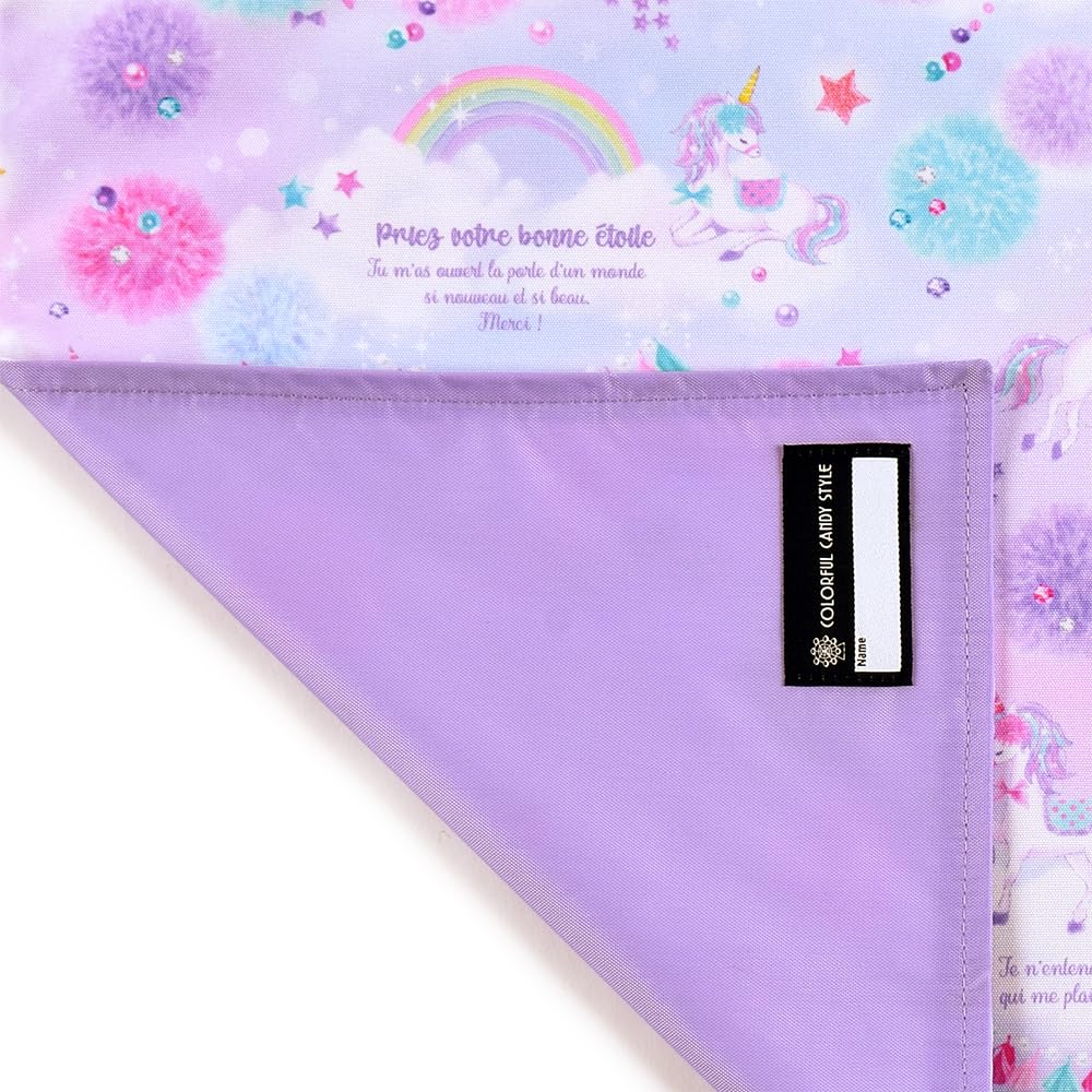 COLORFUL CANDY STYLE Picnic and Unicorn For For 1 For Field Sports For NM400600 Sheet, Water-Repellent Lightweight, Fantasy, Water-Repellent,