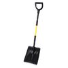 Snow Shovel Heavy Duty Snow Removal Winter Tool with D Grip Handle Aluminum Strip for Driveway Home Garage