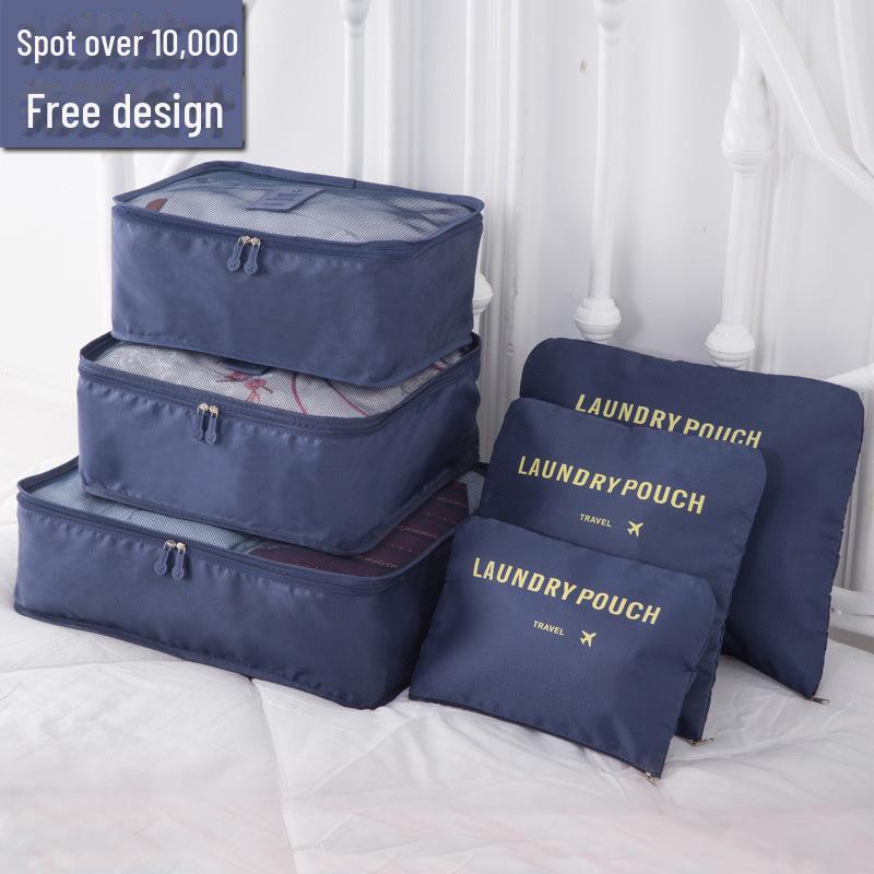 Six-piece Set of Cross-border Quilt Clothes Dustproof Storage Bags for Travel, Keeping Clothing Organized and Protected While Moving.