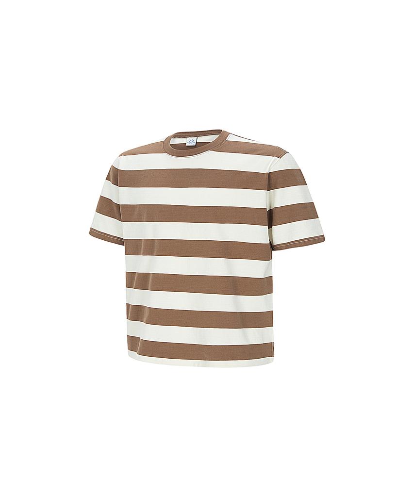 Nillonseu Full Stitch Border Tee Ii (Latte)