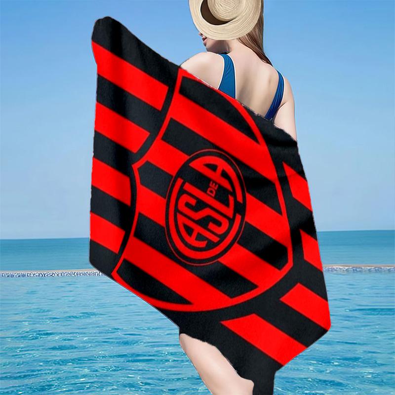 Club Atletico San Lorenzo Microfiber Beach Towel, Lightweight And Quick-Dry, for Summer Travel, Beach Essential, Swimming Pool