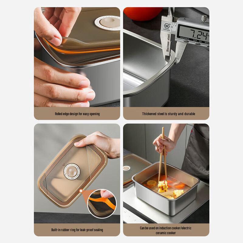 Hanlu Vakuumier-Aufbewahrungsbehälter aus 304 Edelstahl